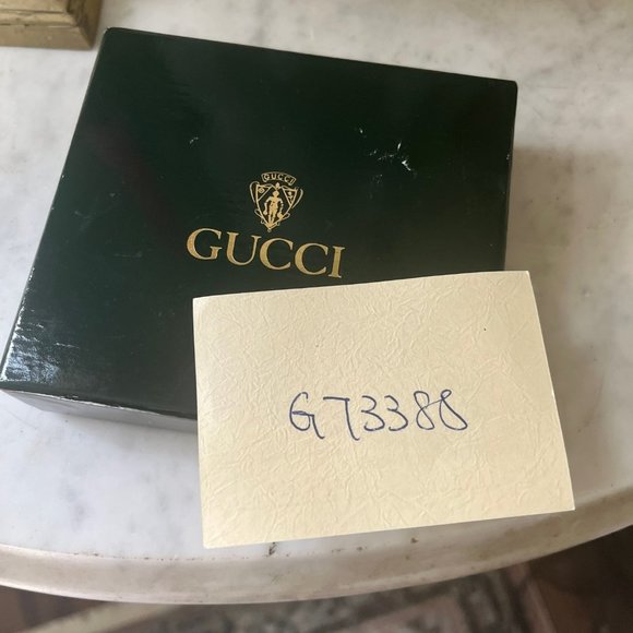 Gucci Vintage Snakeskin Bangle- GORGEOUS New in Box- Quiet Luxury - Picture 7 of 9